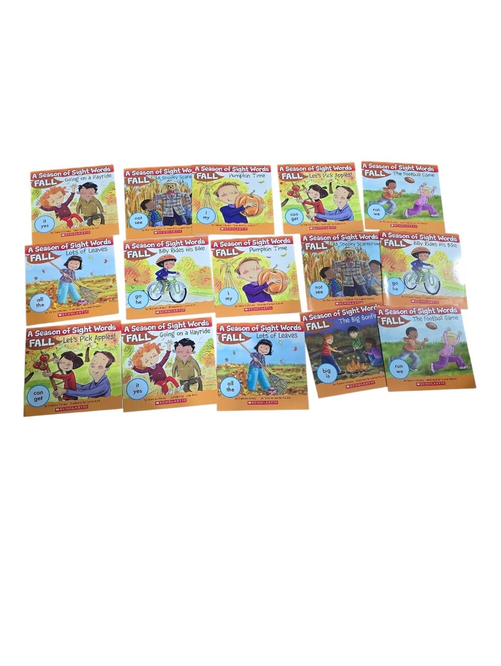 - Fall: Sight Word Reading Set Of 15